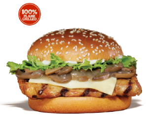 Burger King Mushroom Swiss Tendergrill Chicken