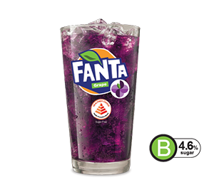 Burger King Fanta Grape